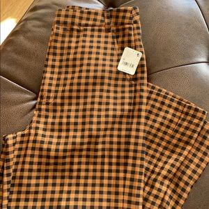 Free people Gingham trousers